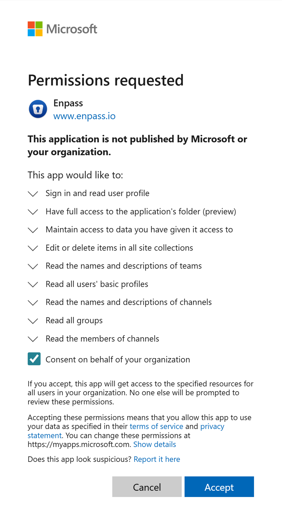 Add Enpass to Enterprise Applications